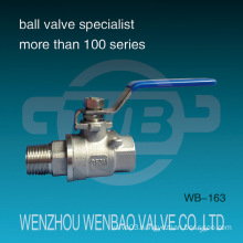 1PC Cast Stainless Steel (CF8, CF8M) Threaded Ball Valve M/F with Manual Handle